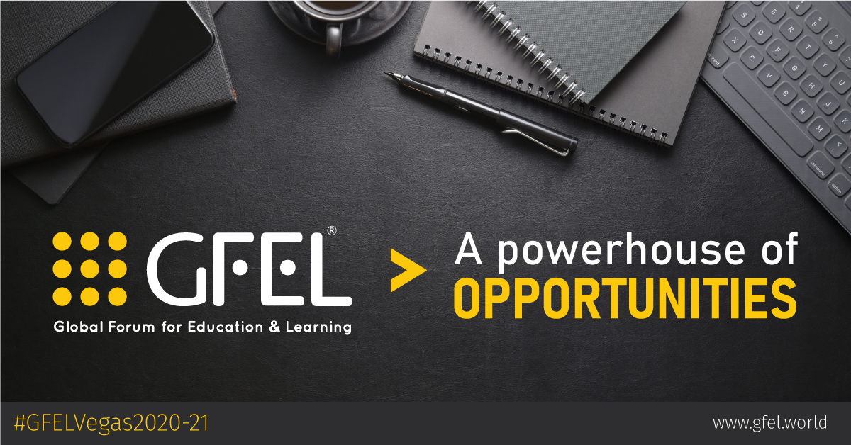 gfelworld's tweet photo. GFEL brings with it a gamut of opportunities that include learning, networking, recognition, and growth. To know more about how the conference can scale your skills and image, visit https://t.co/MvH9ugY0dQ
#Education #Conference #GFELUSA #GFELVegas2021 #EduEvents #PrismEvents https://t.co/9i6wzcpkF7