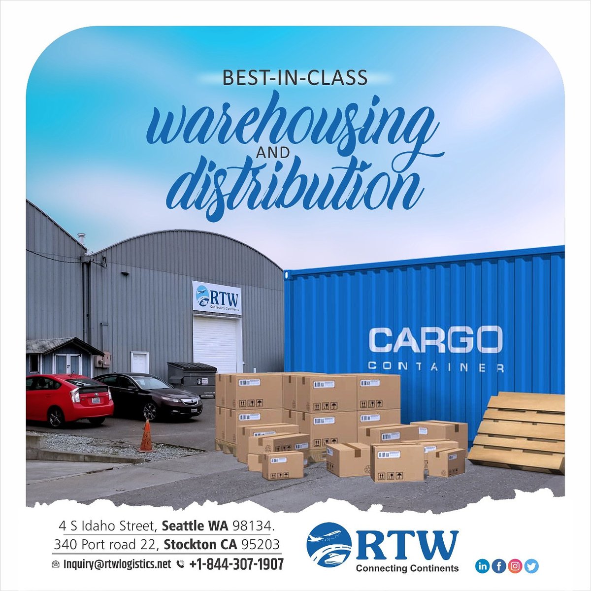 RtwLogistics's tweet photo. Get the best in class warehousing and distribution services.

Contact us.

Visit - https://t.co/TbMK1Fhg5I

#RTW #rtwlogistics #warehousing #distribution #warehouseservices #3plprovider #3pllogistics #3PL #logistics #freight #freightservices #freightforwardingcompany https://t.co/4vE5r42CUu