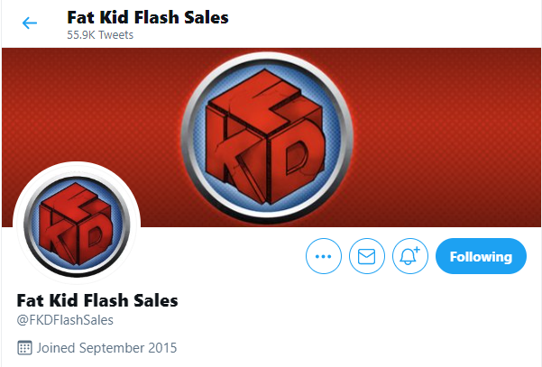 FatKidDeals's tweet image. Go follow @fkdflashsales - our newly launched Flash Sale account!

We will be posting Amazon Flash Sales and other Limited Time Offers!!