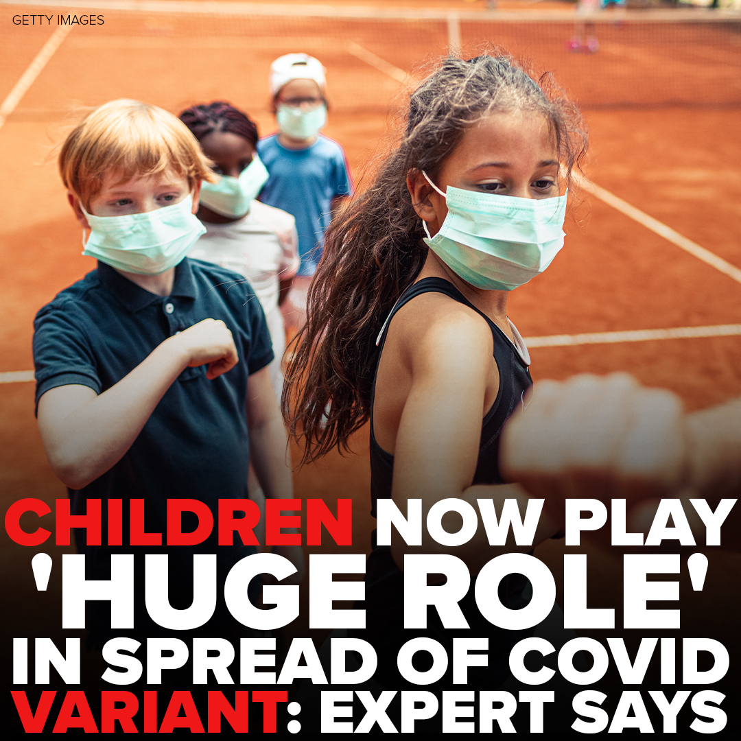 ABC7NY's tweet photo. A COVID-19 variant appears to infect and spread in children much more easily than the initial virus. 😳 https://t.co/yor0FvM4MV https://t.co/EdTqaiK8qt