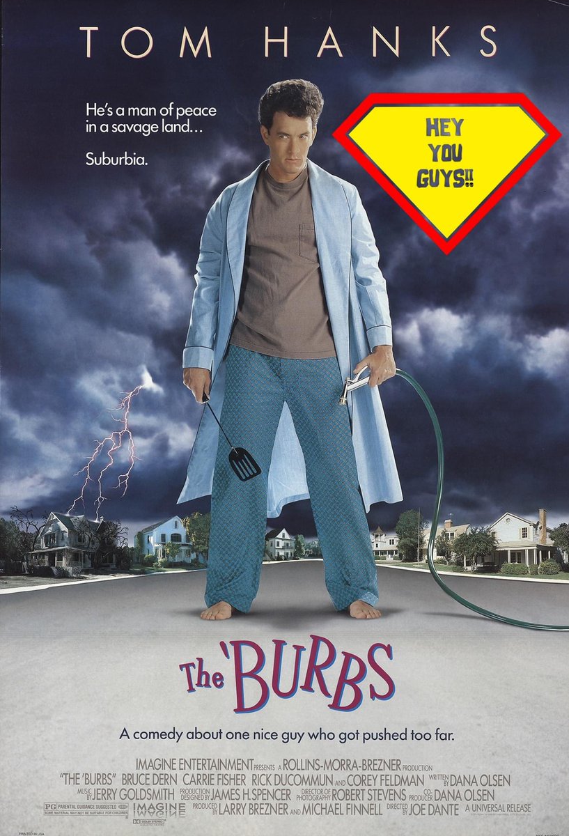 "There go the Goddamn brownies!"

Episode 7 - The 'Burbs is now up on every podcast channel if on Spotify or iTunes or whatever, download, subscribe and share.

This week, Liam and Rob look back at one of the most eminently rewatchable movies of the 80s. #80s