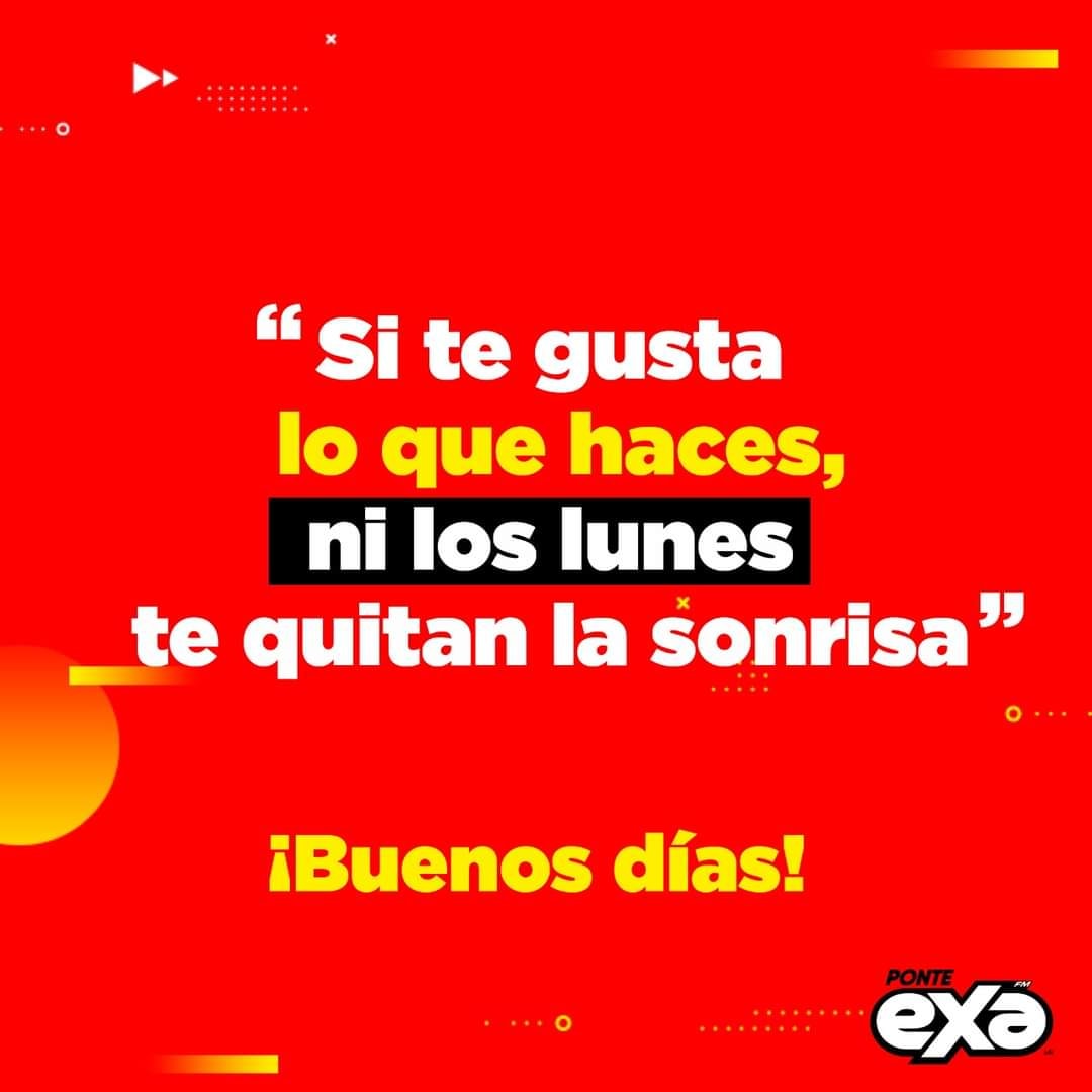 Exa897fm's tweet photo. Maravilloso lunes gente preciosa! https://t.co/PAJMAGlflD