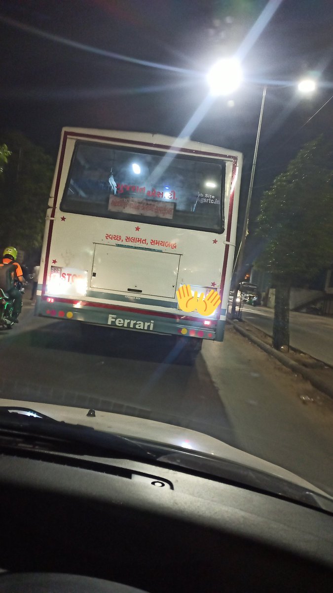 akashp94's tweet photo. @Ferrari when did you launched new BUS for @OfficialGsrtc ?

Hope for the best for public transport.  💯

P.S.: May be driver has good collaboration with the company 🙊 &amp; modified the same. https://t.co/uOokD3CxNr