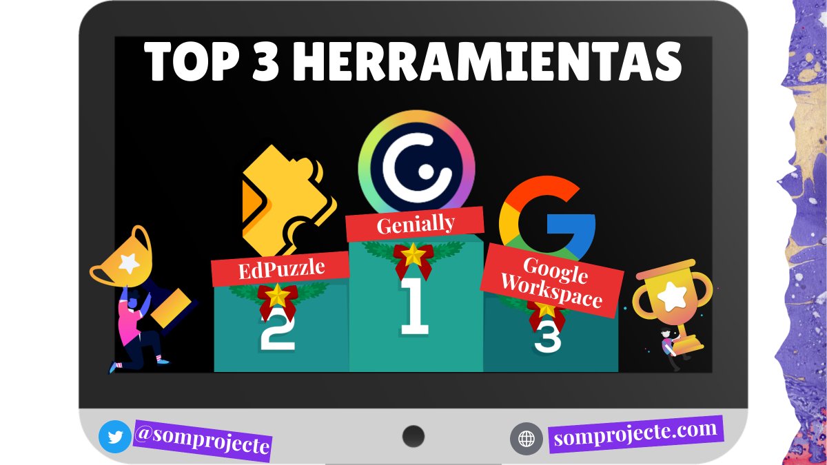 somprojecte's tweet image. ¡Llegó otro #lunesderecursos más y hoy viene cargado! 🎒

Con vuestras recomendaciones de las 3 herramientas indispensables hemos hecho una mega recopilación para tenerlas en un golpe de vista 🤗

Aquí va el TOP 3 🥇🥈🥉 y todas las demás ⬇
