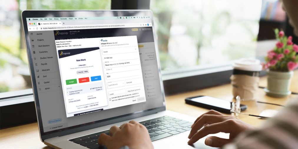 Rhapsody always sends Work Call notifications with Accept, Hold and Decline buttons via Email, SMS, and Push Notifications! Our invite builder is fully customizable and includes Google Maps and Calendar integration! We make sure musicians always receive the call!