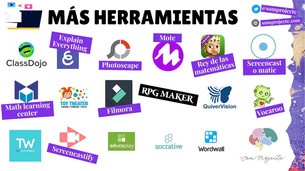 somprojecte's tweet image. ¡Llegó otro #lunesderecursos más y hoy viene cargado! 🎒

Con vuestras recomendaciones de las 3 herramientas indispensables hemos hecho una mega recopilación para tenerlas en un golpe de vista 🤗

Aquí va el TOP 3 🥇🥈🥉 y todas las demás ⬇