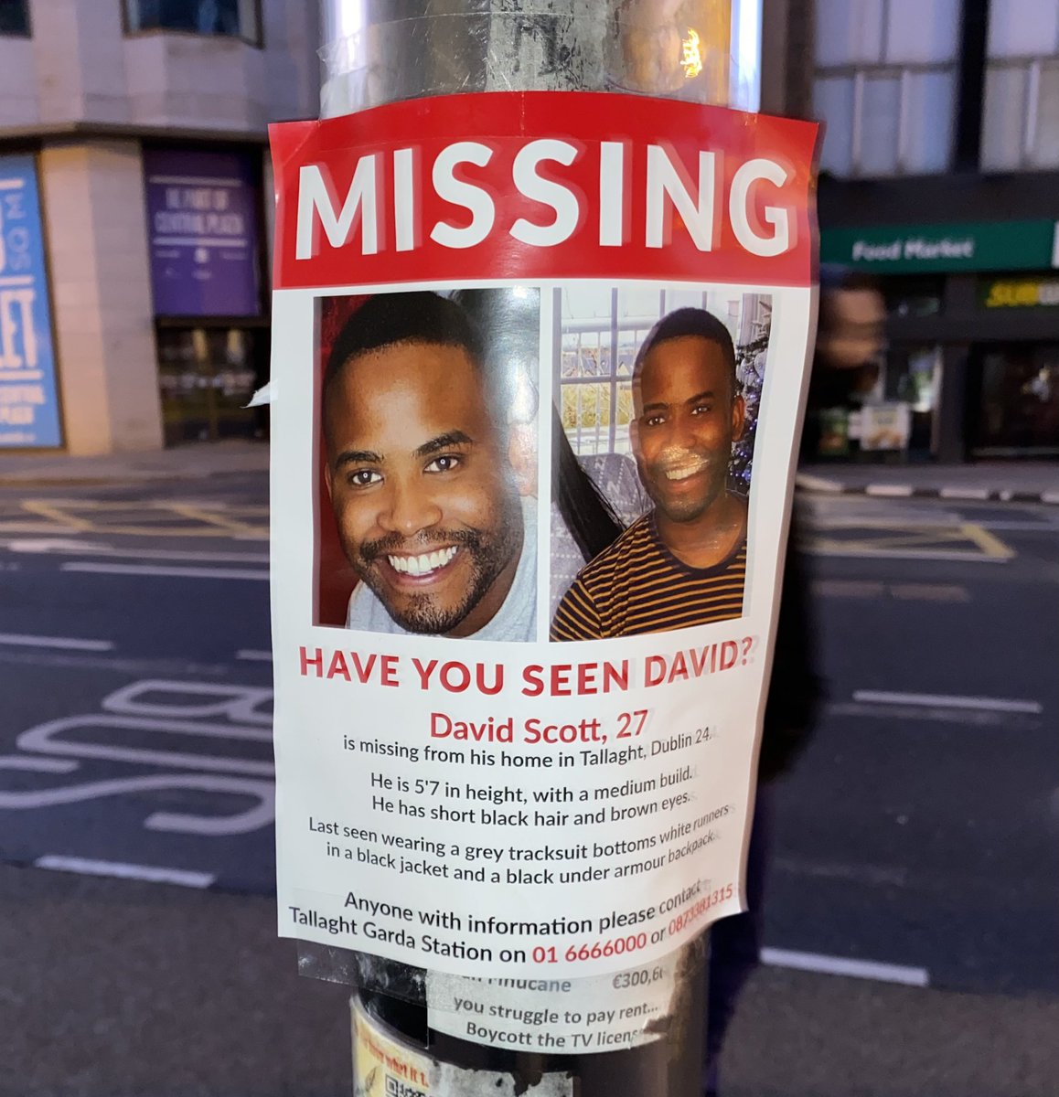 _asakee's tweet photo. #davidscott #tallaght #missing https://t.co/BINW2JyHtX
