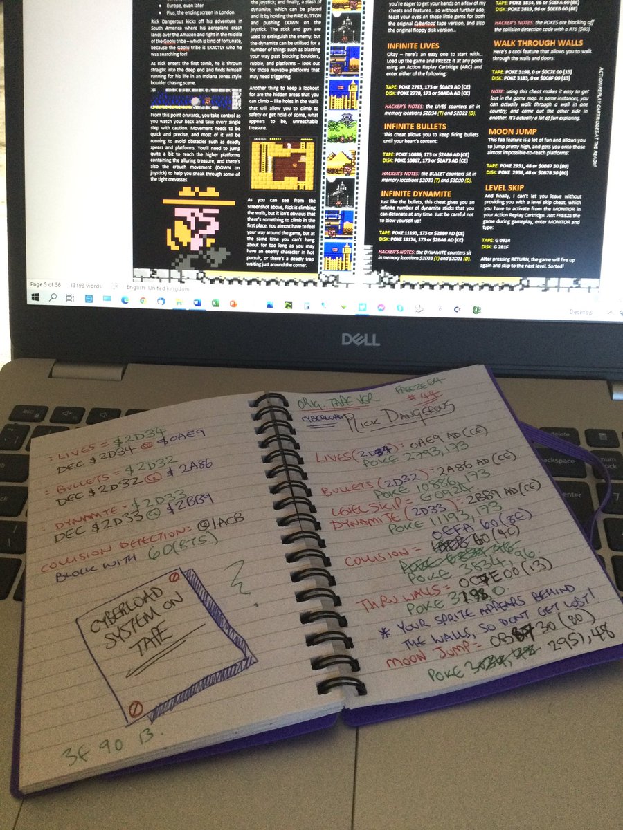 FREEZE64UK's tweet photo. My RICK DANGEROUS squiggles, which appeared in the current issue of FREEZE64 #44
Features Rick Dangerous retrospective along with some cool POKES, AND an interview with its designer @simorph
https://t.co/kw0Y7fChMh
#commodore64 #c64 #c64mini
#FREEZE64Rulez #HackersoftPads https://t.co/FBeIG9XDHt