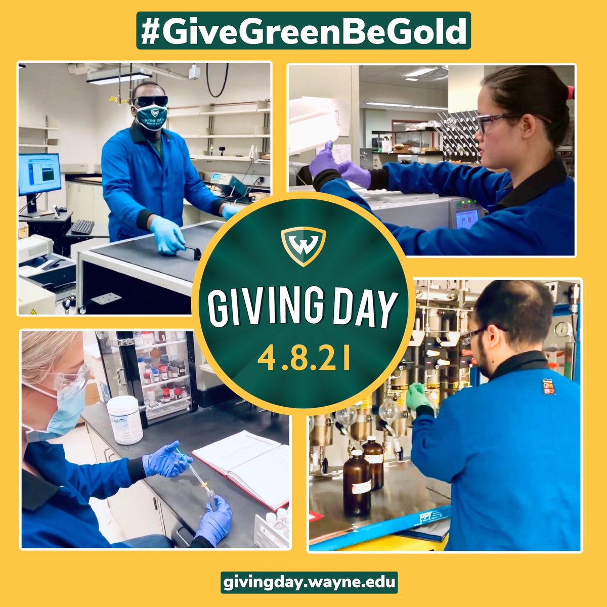 waynestatechem (@waynestatechem) on Twitter photo Save the date! <a href="/waynestate/">Wayne State University</a>'s 5th annual Giving Day is April 8th! #WSUchemisry is raising money to purchase lab coats for our students. #WarriorStrong #GiveGreenBeGold
To make a gift visit: givingday.wayne.edu Save the date! <a href="/waynestate/">Wayne State University</a>'s 5th annual Giving Day is April 8th! #WSUchemisry is raising money to purchase lab coats for our students. #WarriorStrong #GiveGreenBeGold
To make a gift visit: givingday.wayne.edu