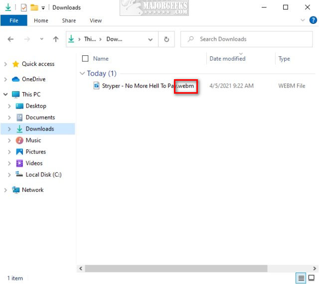 majorgeeks's tweet image. How to Play or Convert a WebM File
majorgeeks.com/content/page/w…

#webm #webp #TechTips #TechTutorial #TechSupport #TipsAndTricks #HowTo #Windows10