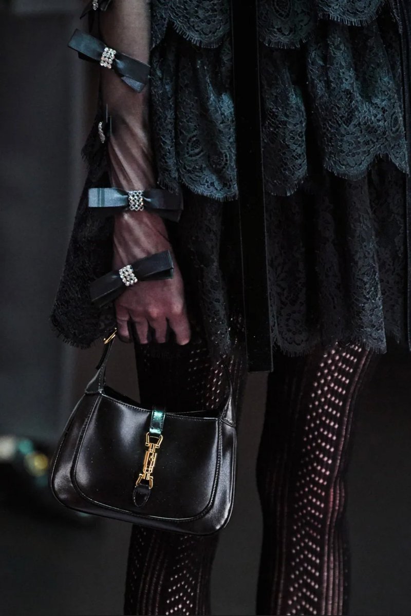 Recently Alessandro Michele presented rejuvenated version of the bag during FW 2020 fashion show. He established new official name 'The Jackie 1961' (1961 is the year of the bag's succes). Alessandro made it more rigid and compact.