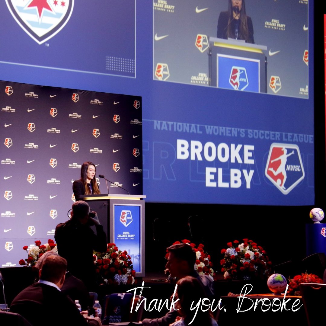 A massive thanks to Brooke Elby for her leadership and successful work with the NWSLPA to progress the landscape of women’s soccer. <a href="/BrookeLB93/">Brooke Elby</a> you have amazed us every day and we know you will continue to do so!