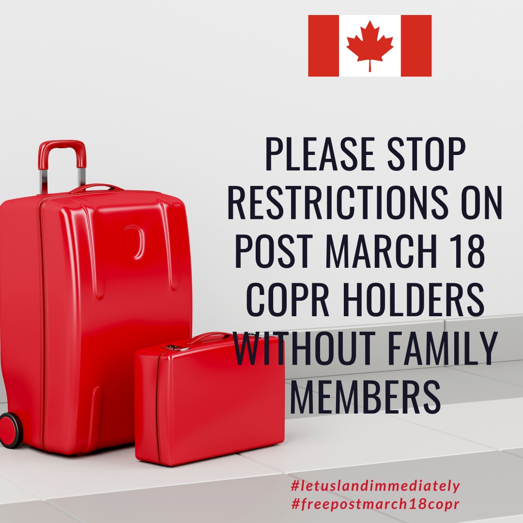 akintonabja's tweet photo. @SenateCA @OurCommons
@JustinTrudeau
@PattyHajdu
@CPHO_Canada
@CitImmCanada

Please help immigrant visas holders Post March 18 2020 and their children plan their lives. It's been over a year of uncertainty 

https://t.co/0HeJmnF4yN https://t.co/UlvR4jYewc