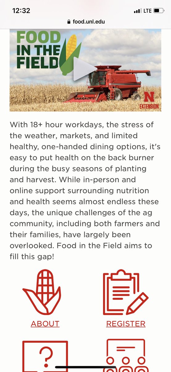 foodinthefield's tweet photo. Want to learn more about our free, online nutrition education program?
Go to the link in our bio or https://t.co/8fDf349gzL here you can watch a video, register, and start learning today!
#foodinthefield #nebext #plant2021 #plant21 #fieldmeals https://t.co/e7Vz5cloN3