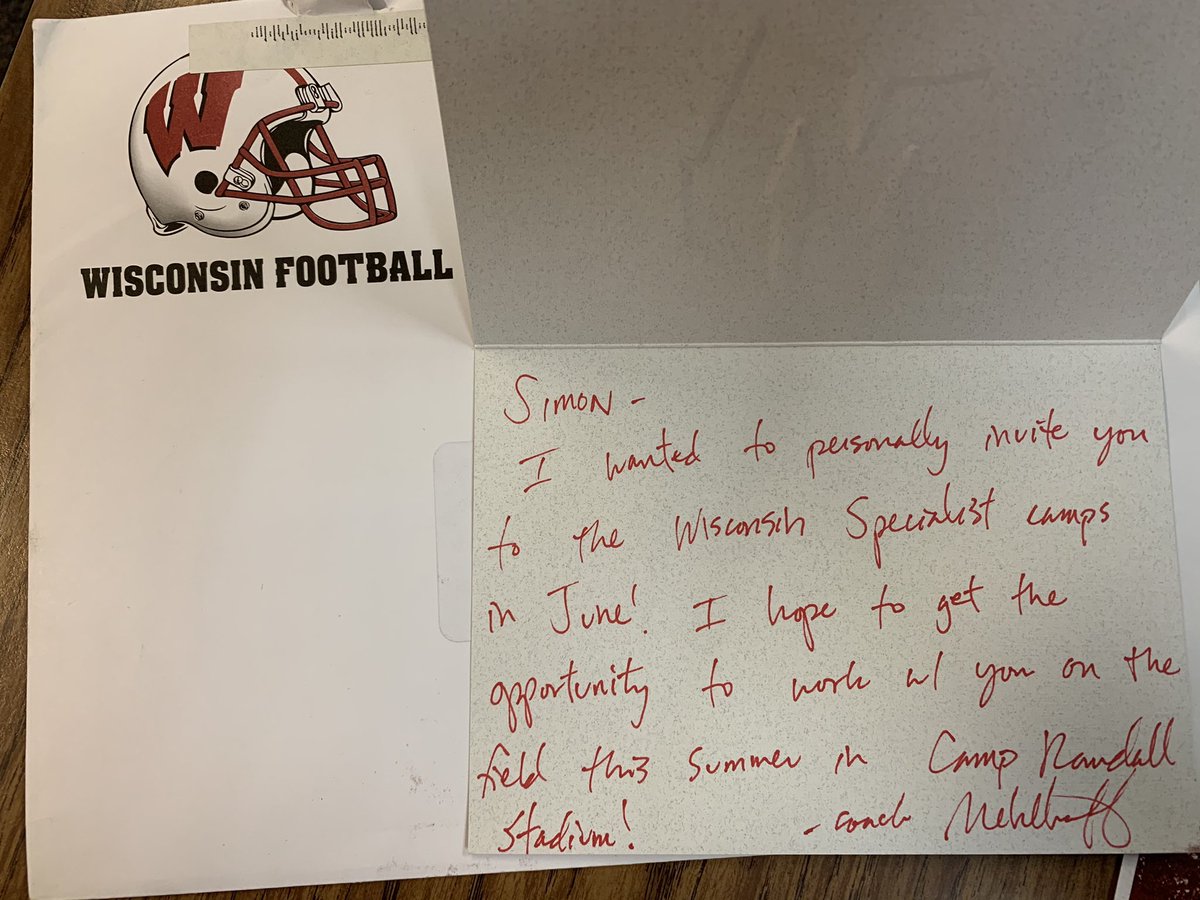 Thanks @ashleyacornwell for the invite! Can’t wait to make it up to Camp Randall!