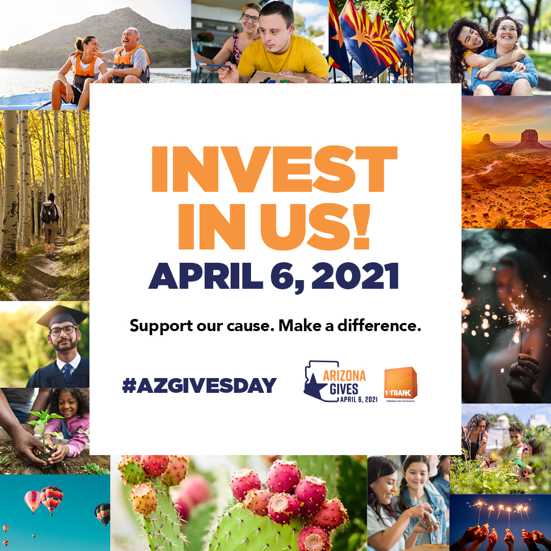 Tomorrow is #AZGivesDay and we’re asking for your support to help us continue to grow Local First Arizona’s programs. azgives.org/localfirstaz No matter how big or small, when you donate to Local First Arizona <a href="/azgives/">Arizona Gives</a> your dollars are going to work for your state.