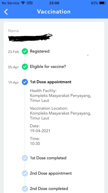 Malaysia register vaccine MySejahtera: You
