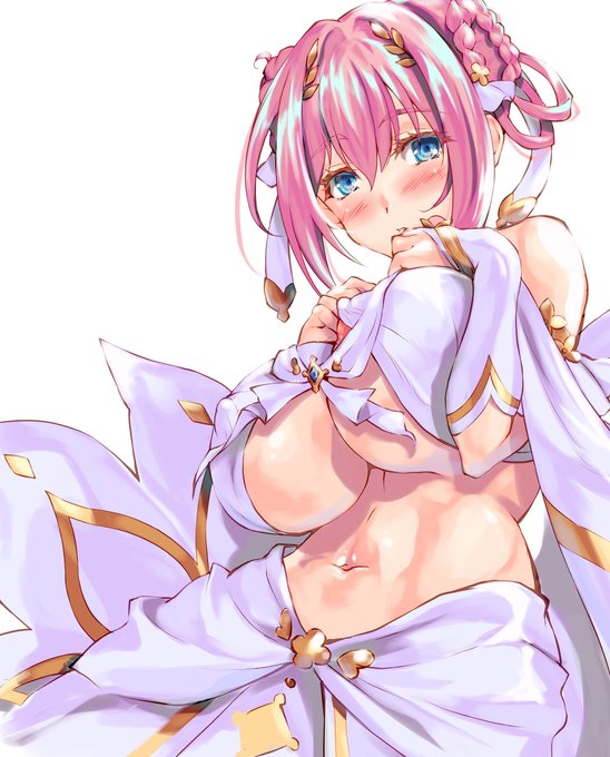 #見た人も無言でピンク髪美少女貼れ 