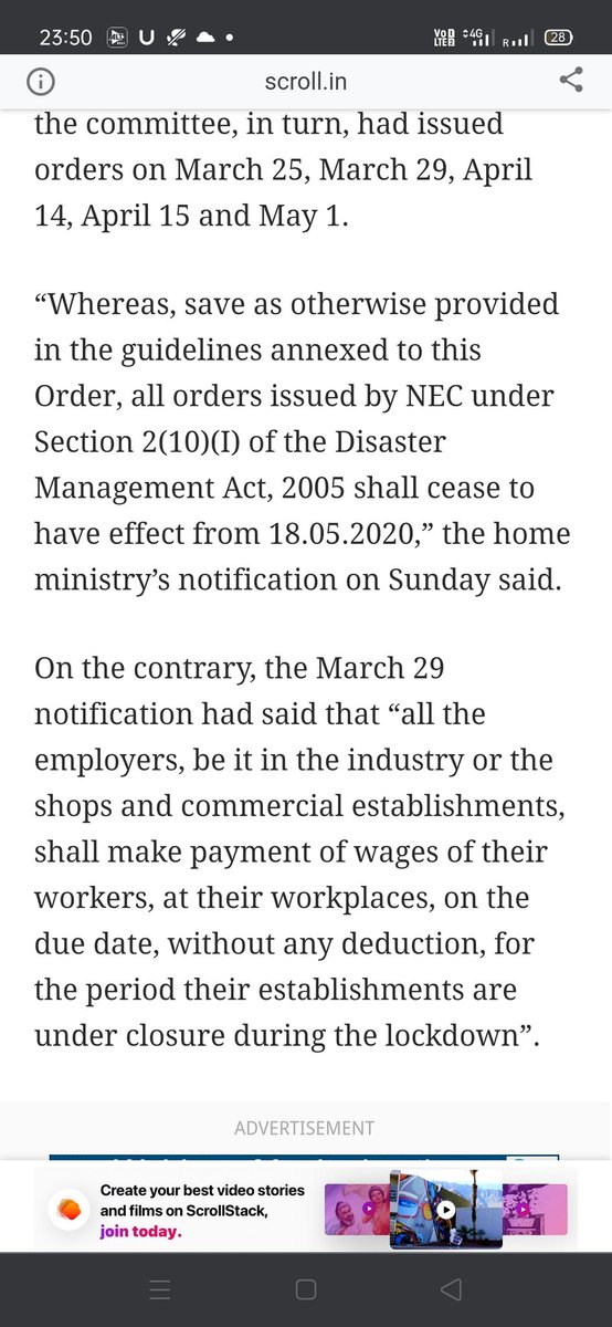 Firstly Check The Government Order During Lockdown on 29th March 2020. Their is No Deduction in Salary during Lockdown but Why Govt Withdrawal that's order.
And Middle Class Chor nahi h .We are Tax payer not like Nirav Modi and Vijay Malya. Aur Baato se to tu chor lag raha h.