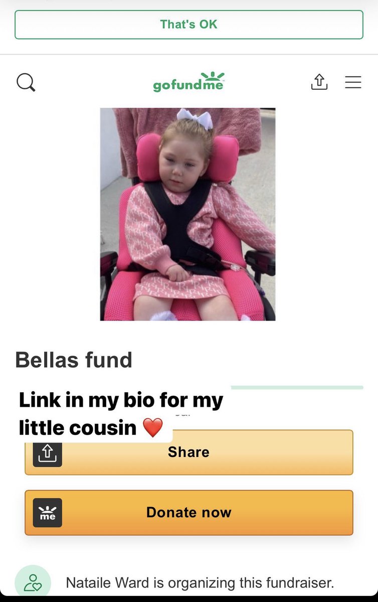 craigbrogan12's tweet photo. https://t.co/9lYzkGzDZ7 Anything helps it would be much appreciated for my little cousin💙 https://t.co/jBnYsGksdO