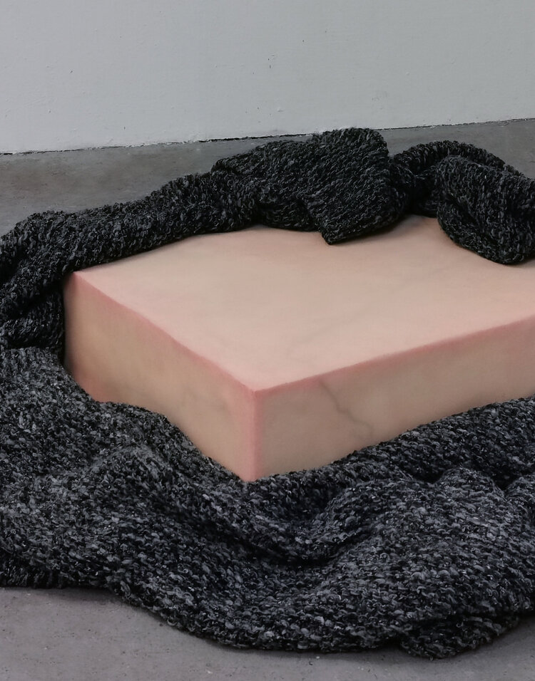 'Duvet Day', 2021 (ongoing) by Sean Synnuck is one of the fascinatingly disconcerting pieces currently on show as part of Sean's new online exhibition #StaticMomentum available throughout April. Check it out here &gt;&gt;magdalenroadstudios.com/feature-synnuck