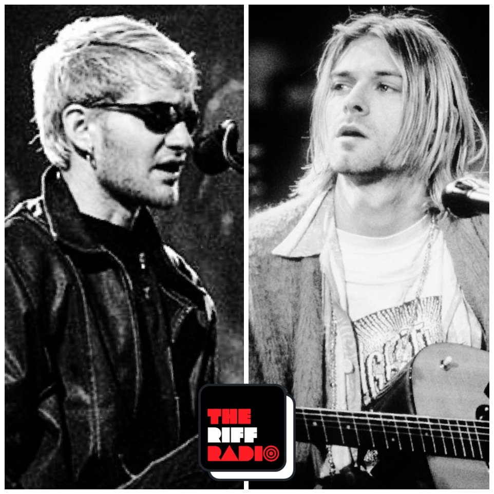 theriffradio's tweet photo. Dos grandes que nos dejaron coincidentemente un día como hoy. Como homenaje hoy a las 22:00 horas (cl) tocaremos íntegramente el Unplugged de Nirvana y Alice In Chains. Sin cortes, sin publicidad, sin comentarios.
#KurtCobain #LayneStaley #Nirvana #AliceInChains #MtvUnplugged https://t.co/jlKpxZGeiX
