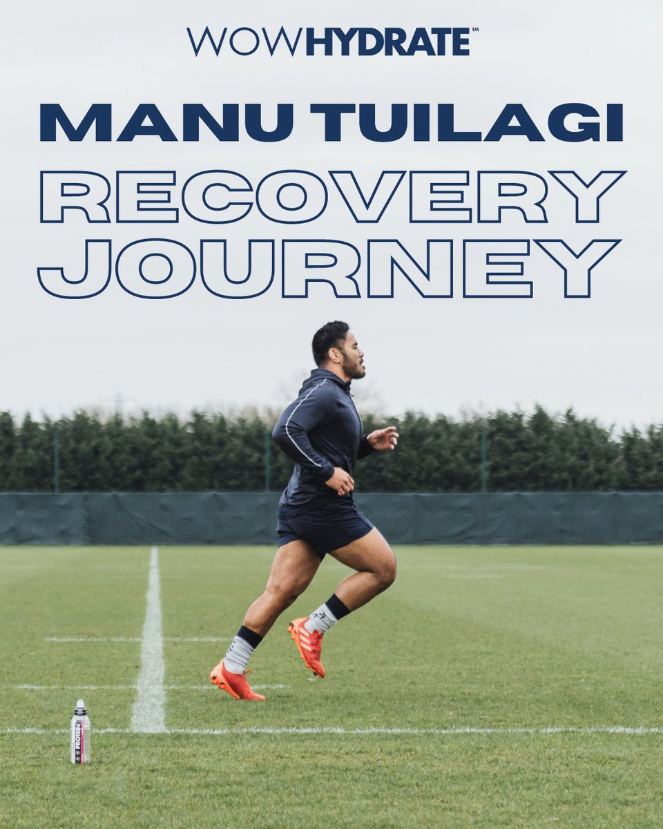 <a href="/Manutuilagi/">MTU</a> Recovery Journey

We caught up with Manu on his first run since his injury to discuss his recovery &amp; how WOW HYDRATE has helped with his journey back to the game 🏉 #PushIt 

Watch here: bit.ly/3fKq8xA