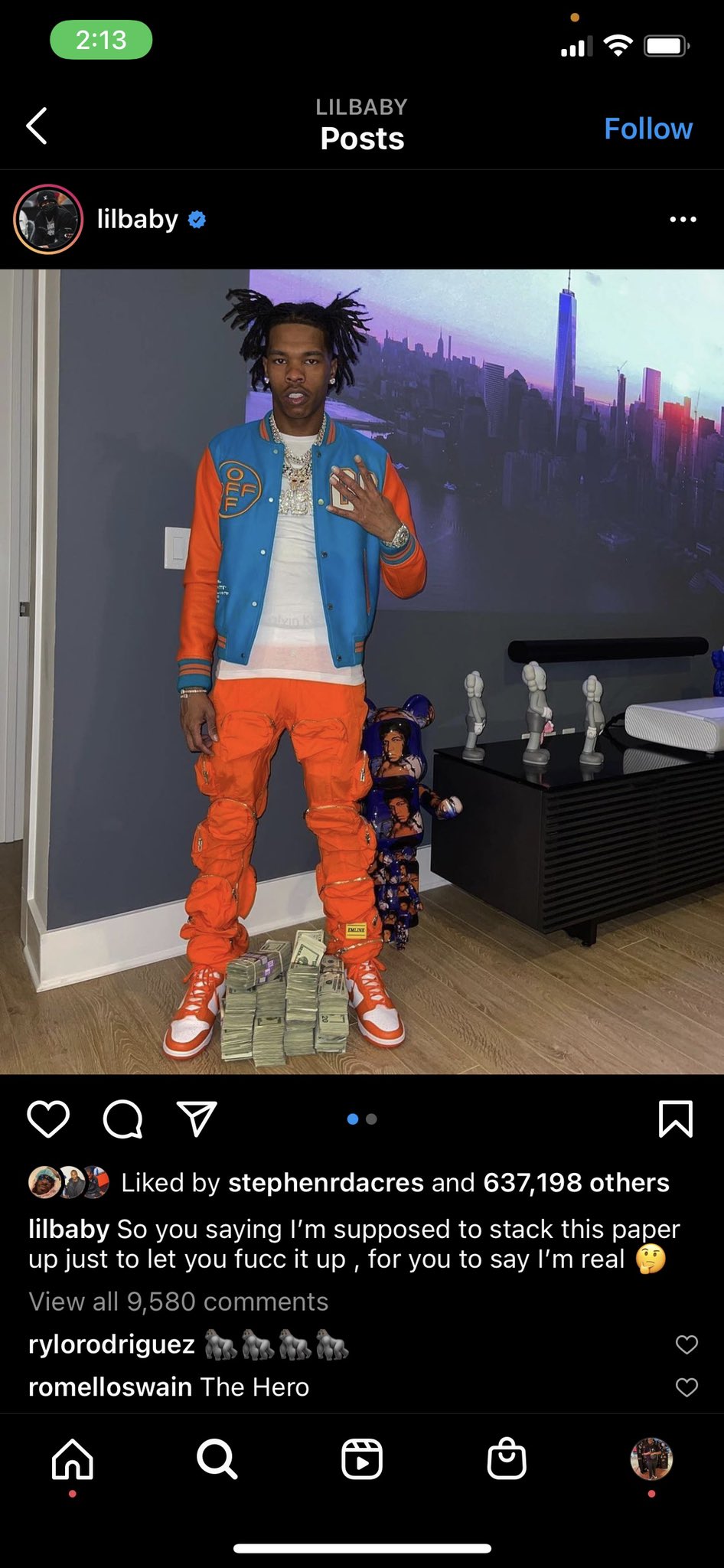 Lil Baby Lyrics For Captions Tp On Twitter: "Lil Baby With The Caption Of The Year.  Https://T.co/9Kb3Rlvatu" / Twitter