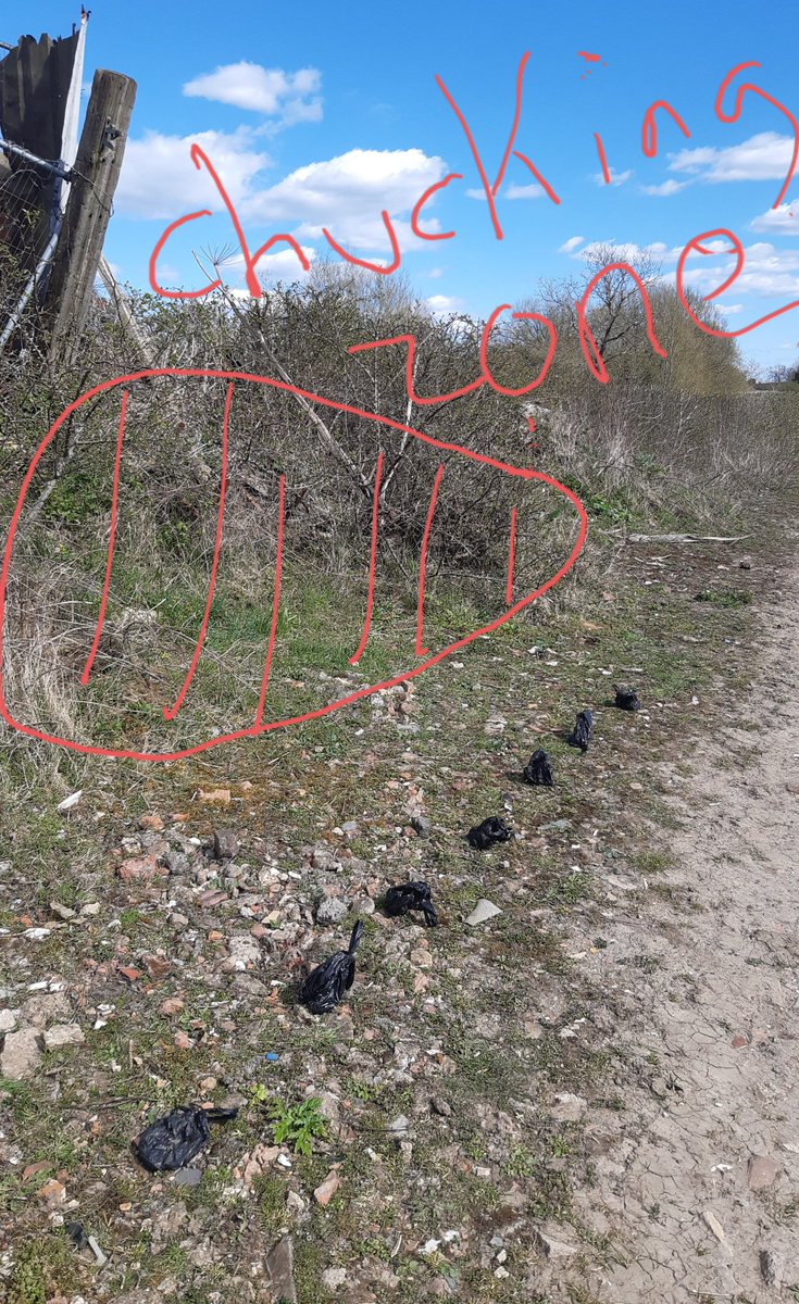 CurlyBoy66's tweet image. What a load of shit ! Same spot,  same bags , same weight &amp;amp; definitely the same person chucking them. These people do my fecking head in ! 😡