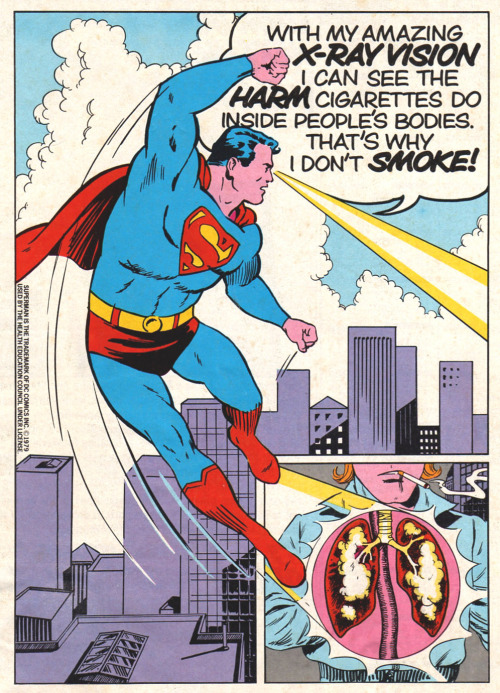 Superman's two great weaknesses: Kryptonite, and apparently cigarette smoke. wilwheaton.tumblr.com/post/647651162…