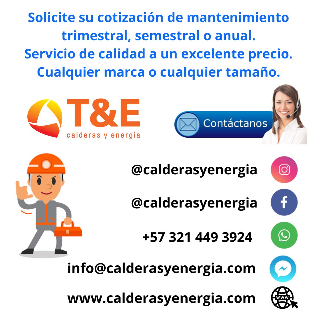 CalderasyEnergy's tweet photo. #quemadores #burners #Biomasa #automatización #generacióneléctrica #ingenieria  #GeneraciónTérmica #Cogeneración #EficienciaEnergética #EnergyPro 4.0 #solucionesprácticas  
Facebook
https://t.co/L5ZoFLfHJu
Instagram
https://t.co/XOVpvjBPkY
LinkedIn
https://t.co/teml9Yv9hU https://t.co/1Tj4fdSvUH