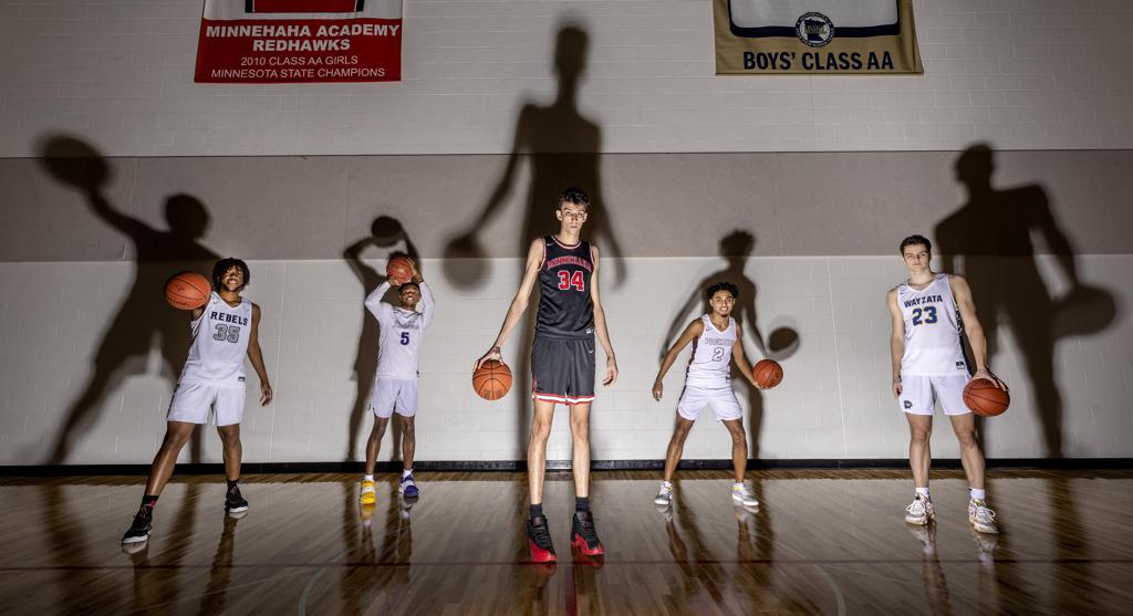 StribSports's tweet photo. Meet the 2021 Star Tribune All-Metro boys' basketball team: https://t.co/ctVh0JF4NS https://t.co/tqyhK21Ik9