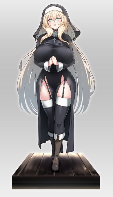 大体のファンタジー世界に登場するどこにでもいるタイプの教会のシスター 