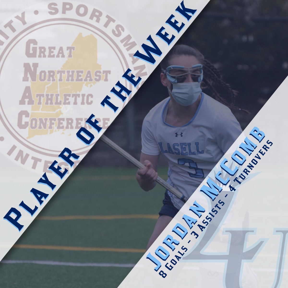 LasellAthletics's tweet photo. 4️⃣ Lasers win weekly GNAC awards‼️‼️

🥍⚾️ Congrats to Morgan, Jordan, Matt, &amp; Darek! @LasellWLAX @LasellBSB 

🔗Link to article: https://t.co/cEoHcVCQZW

#TheU #LaserPride #theGNAC #D3Lax #D3Baseball https://t.co/0RG89yTNTQ
