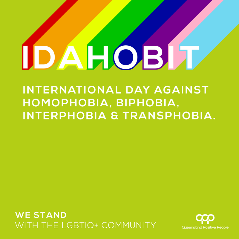 Today QPP acknowledges and celebrates #IDAHOBIT.

Since 2005, IDAHOBIT has been shining a light on the violence, discrimination, and repression of LGBTIQ+ communities worldwide experience.  This, in turn provides an opportunity to take action and engage society to create change.