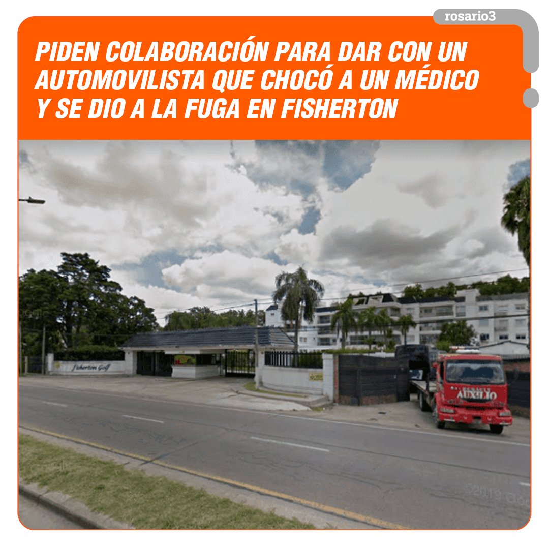 Rosariotres's tweet photo. 🚨⚠El hecho sucedió el sábado por la tarde, frente al campo de golf del Jockey. El profesional de la salud manejaba una motocicleta y fue embestido de atrás por un auto color negro que escapó a gran velocidad.
🗞https://t.co/8Mw7vFTc3j
#Rosario3 https://t.co/g7xxsV8Sr7