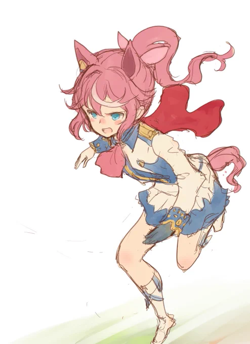 トウカイテイオー。ウマ娘2期はより上手く現実のレースや出来事を取り入れて、本当に上手くていい話になってました。うまぴょいですら感動的に聞こえてきますし。あと現実の馬をモデルにしてるので皆いい子なのですがそれがいいですね。正々堂々努力の成果をぶつけた結果に言い訳は出来ないですから。 