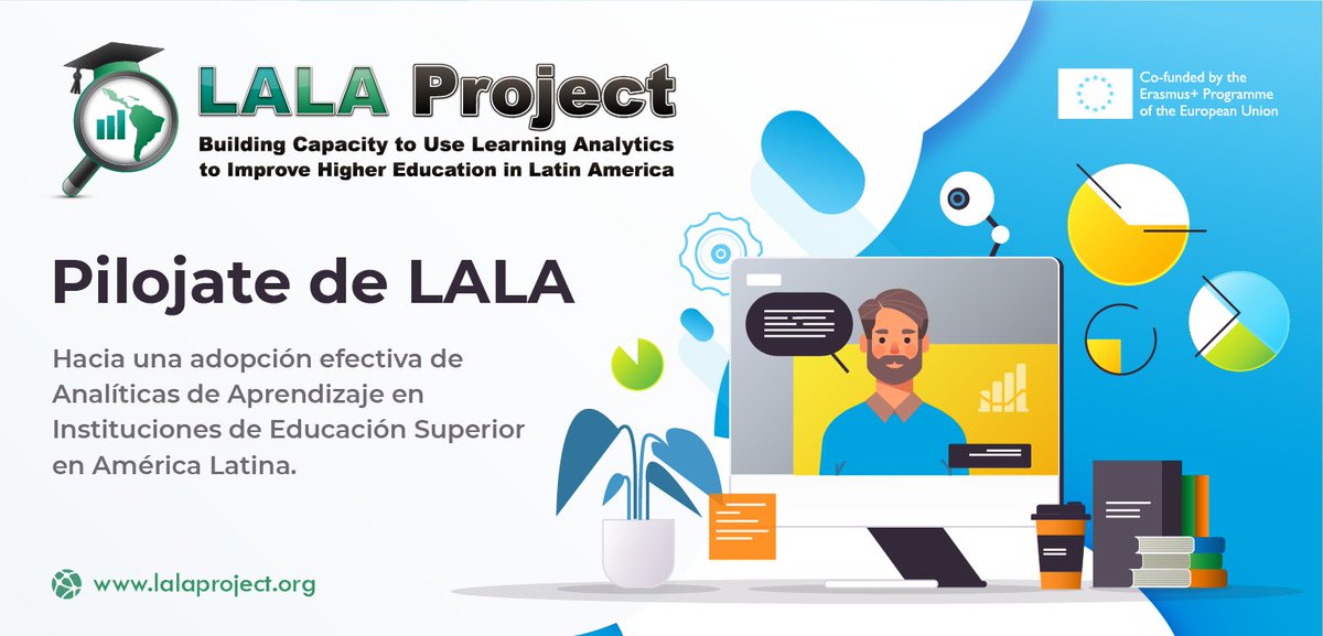 Les compartimos el resultado de la adaptación, adopción y pilotaje de las herramientas de Learning Analytics. Esperamos que la información presentada en lalaproject.org pueda ayudar a que otras IES avancen hacia una adopción efectiva de sus iniciativas de LA.