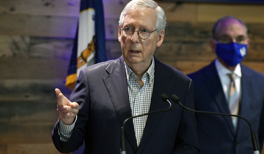 Mitch McConnell lashes out at corporate America over 'disinformation' on Georgia voter law