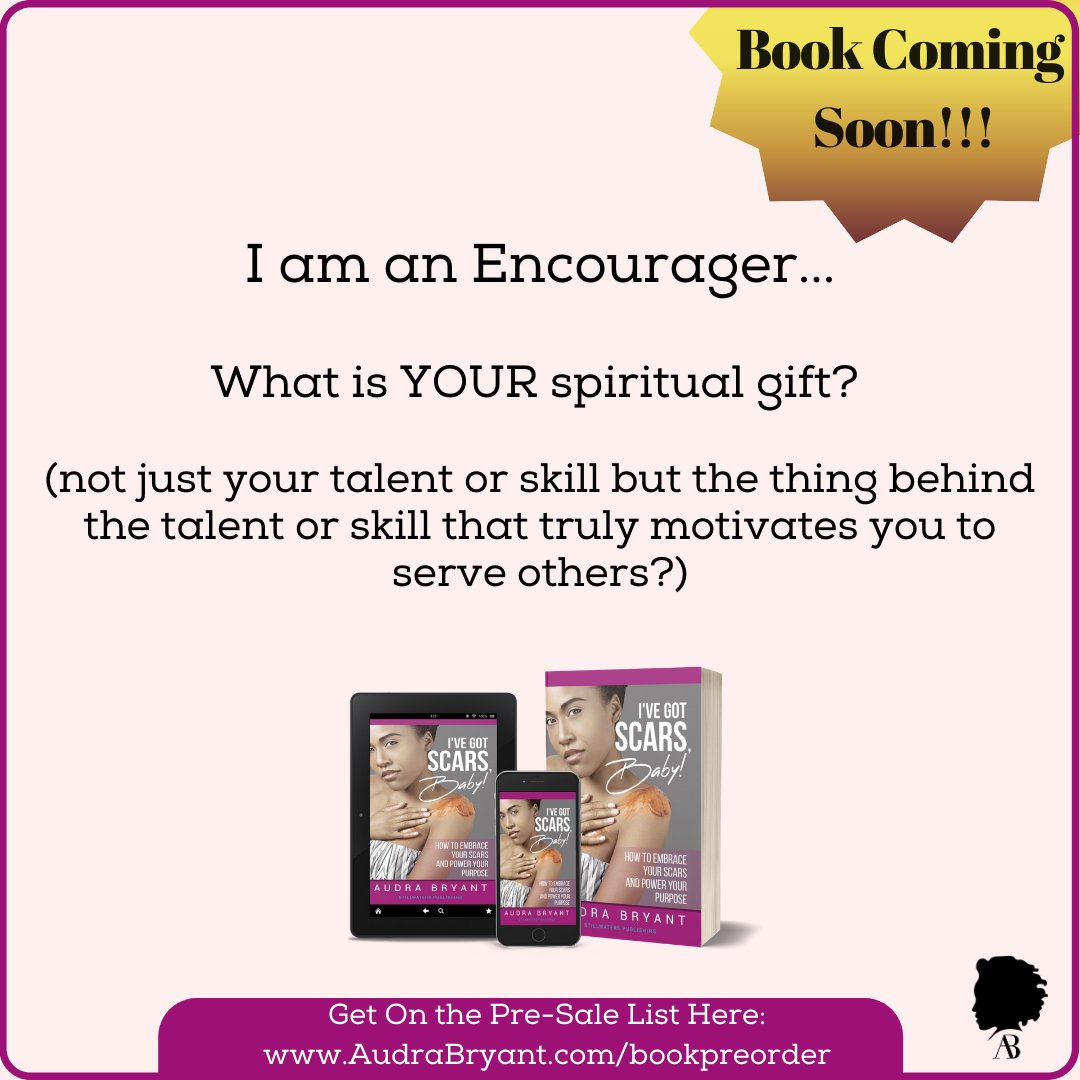 AudraABryant's tweet photo. We all have something fantastic to offer the world. What is your gift?

*Check the bio to get on the pre-sale list.

#IveGotScarsBabyBookLaunchChallenge
#day22of30 https://t.co/BIhvEvFLJ2