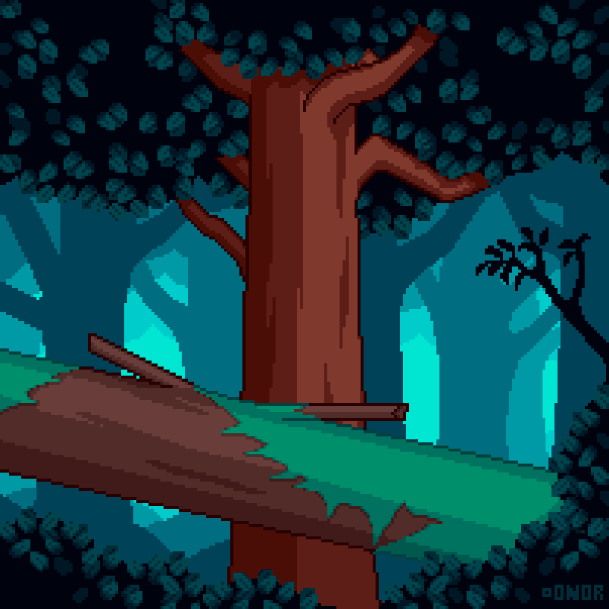 Onor28's tweet photo. #pixelart #ドット絵 #aseprite
Eu amo desenhar cenários 💙 https://t.co/KfaJTuEFZ5