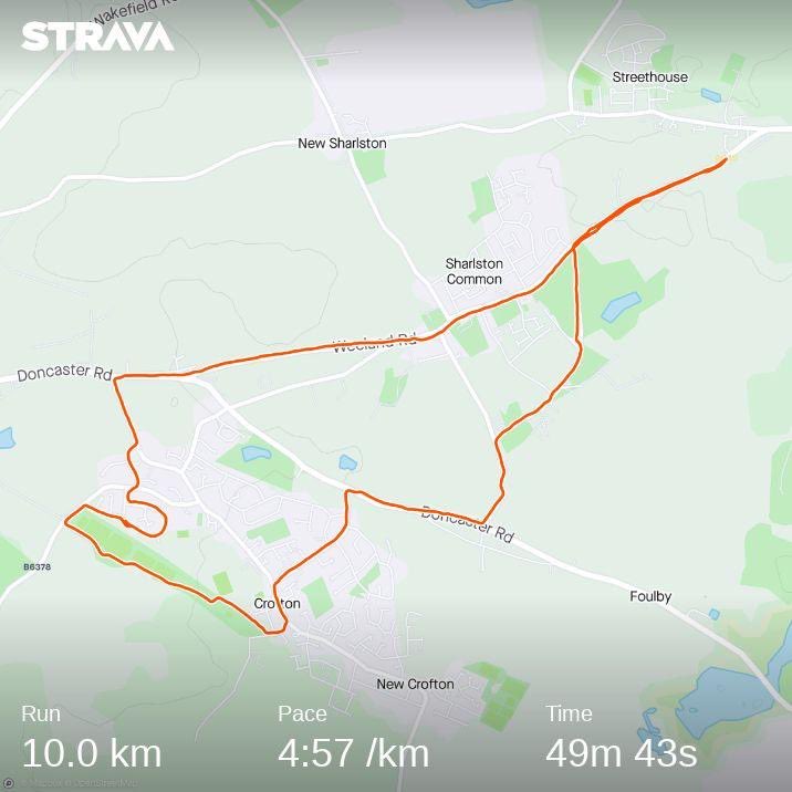 bentebbutt's tweet image. Lockdown has been good for one thing - taking up running . 10km 50minutes smashed , 45minute next target . #spoonfulofcement
