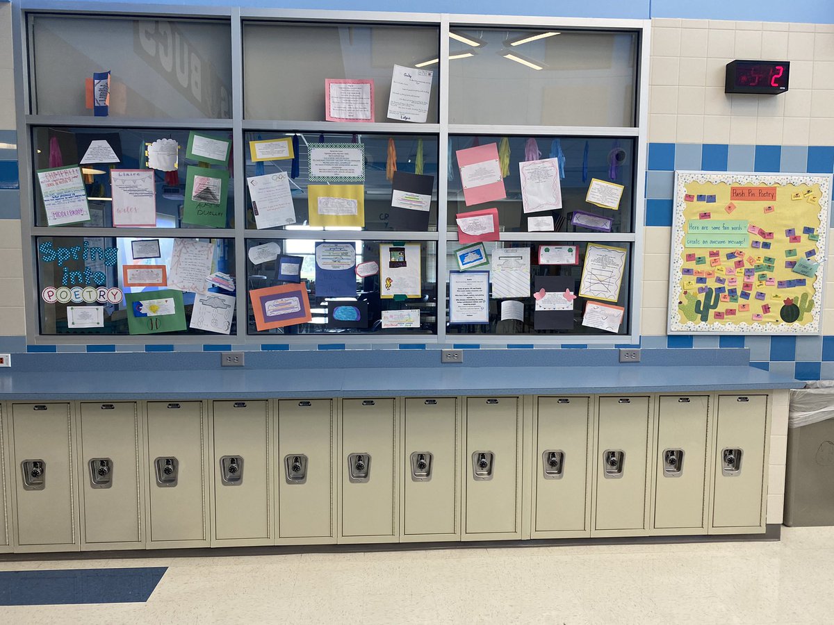 Coach LeDoux (@coachledoux5) on Twitter photo Did you know April is National Poetry Month? My 8th graders are ‘springing’ into their poetry unit by reading and writing all things poetry! 📝💙 <a href="/HudsonBendMS/">Hudson Bend MS</a> Did you know April is National Poetry Month? My 8th graders are ‘springing’ into their poetry unit by reading and writing all things poetry! 📝💙 <a href="/HudsonBendMS/">Hudson Bend MS</a>