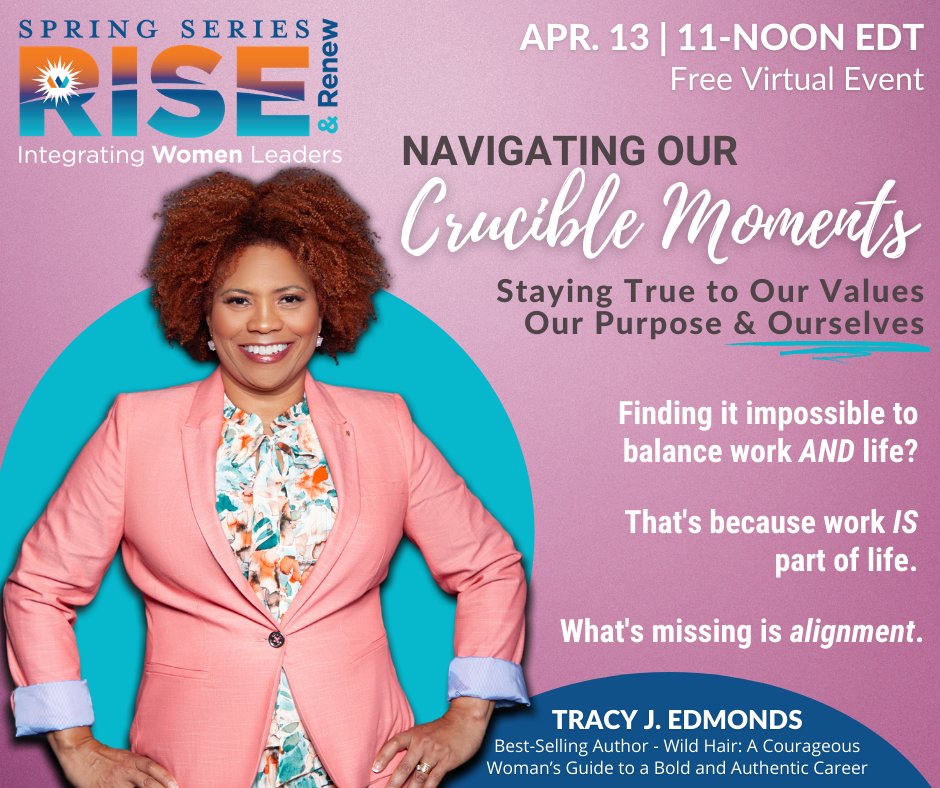 TracyJEdmonds's tweet photo. I am thrilled to be speaking at Integrating Women Leaders' event: RISE and Renew on April 13! Register for the free virtual event at the link below!

https://t.co/jnMxVZHrKc https://t.co/FBDyCsjZxI