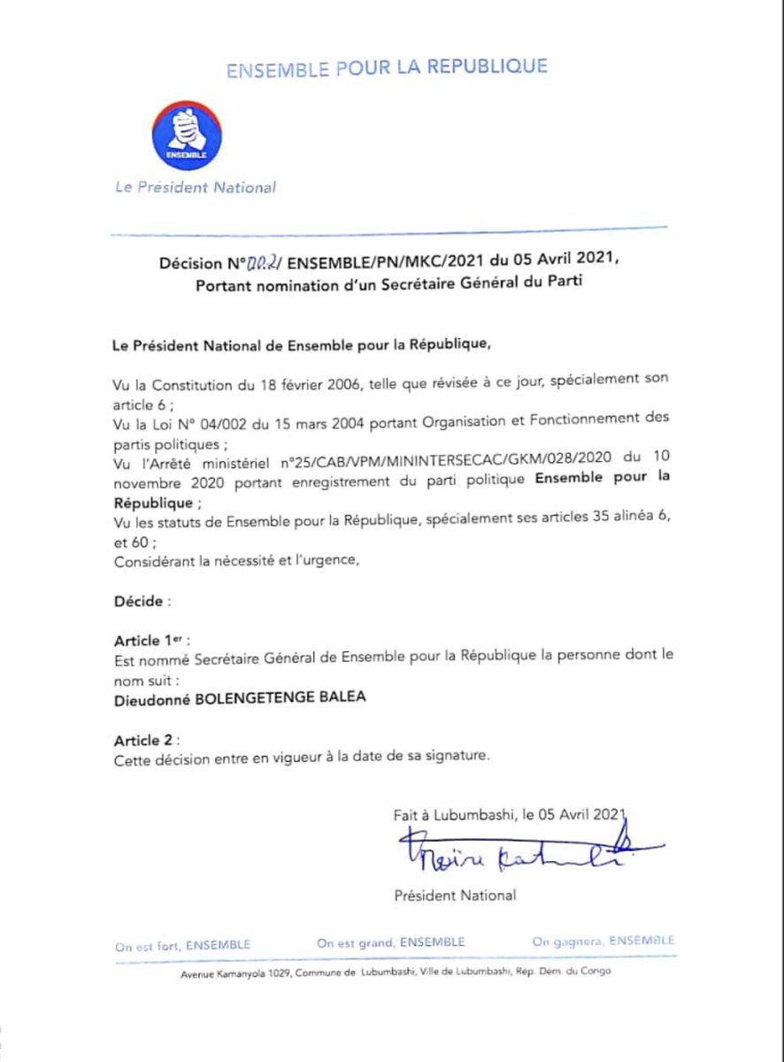 Abel Augustin Amundala tweet media