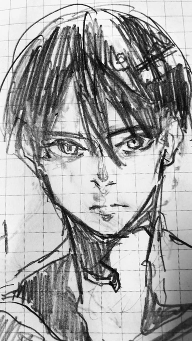 鉛筆でらくがき
いっつもシャーペンで鉛筆初めて?だったけどめちゃ楽しい〜!
遙のド攻め感出せて満足 