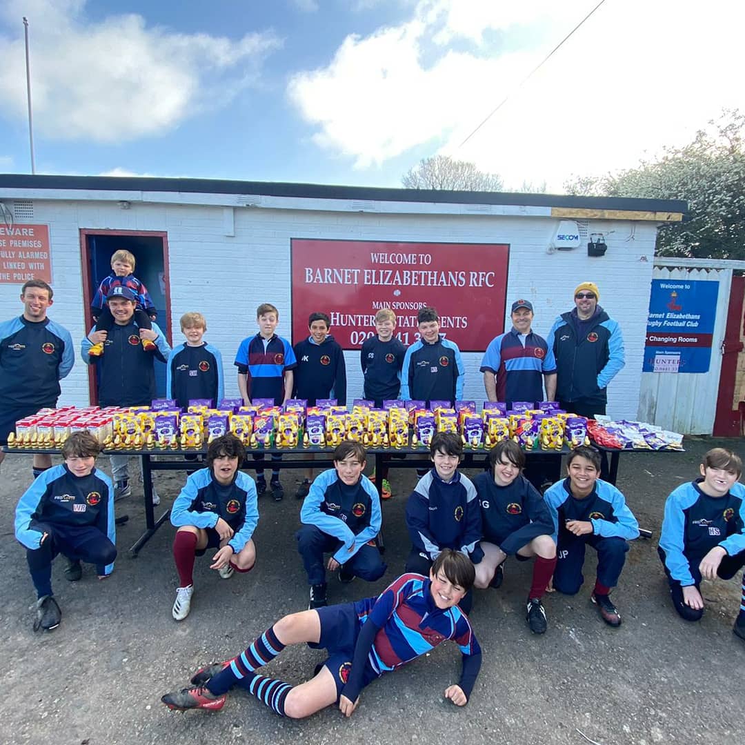 BarnetElizRFC's tweet photo. Well done to our U12s who kindly donated some of their pocket money to buy Easter Eggs for the hard working Staff at Barnet Hospital! Their Kit Sponsor ProLofts London, &amp; Waitrose in Barnet both joined forces with the U12s to help with their efforts.

#berfc #Easter #barnet https://t.co/dK9SyT9rIi