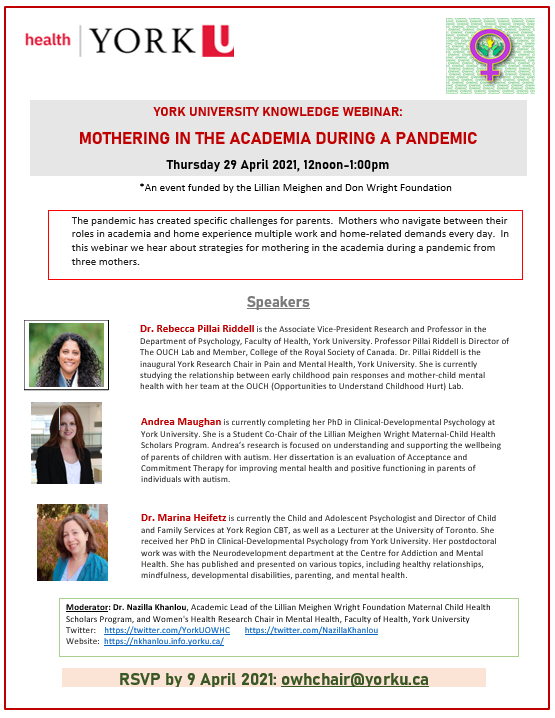 NazillaKhanlou's tweet photo. Our upcoming webinar on "Mothering in the Academia During a Pandemic" addresses mothers' challenges &amp; strategies in managing home &amp; work demands.   

 Please see RSVP details on below flyer.  

 #AcademicTwitter #Mothers https://t.co/V7scRiGOFd