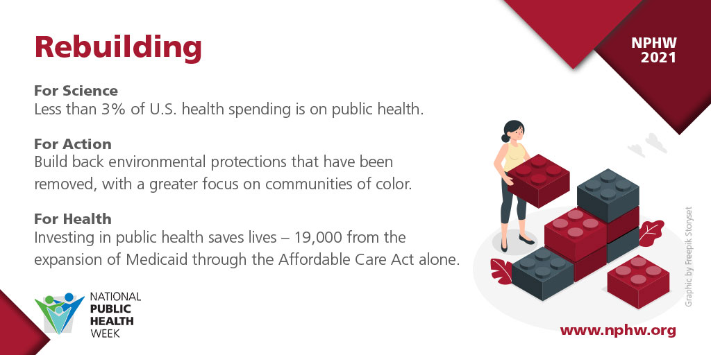 Happy National Public Health Week! Don't miss any of the amazing APHA-sponsored events scheduled each day of NPHW: nphw.org/Events/APHA-NP…