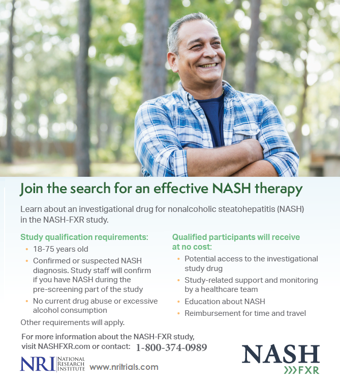 NRITrials's tweet photo. Nonalcoholic steatohepatitis or #NASH is liver inflammation caused by a buildup of fat in the liver. Some risk factors include #obesity, #highcholesterol, and #type2diabetes. Do you think you may have NASH? Contact NRI for more information. https://t.co/94cfyZNdUj